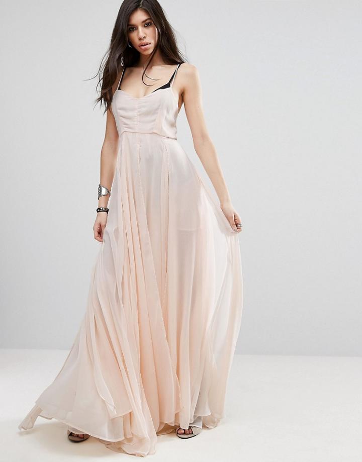 Religion Olsen Maxi Dress - Pink