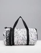 Only Play Patterned Gym Bag - White