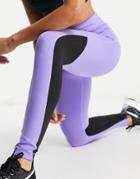 Reebok Training Leggings In Purple