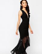 Jarlo Petite Zelda Dresses With Tulle Skirt - Black