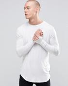 Sixth June Longline Longsleeve T-shirt - White