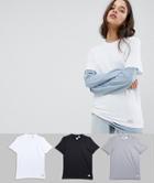 Adidas Skateboarding Oversized T-shirt 3 Pack - Multi