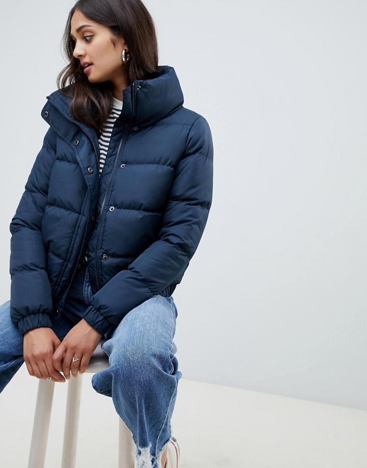 Brave Soul Slay Short Padded Coat - Black