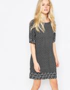 Jdy 3/4 Sleeve Printed Shift Dress