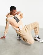 Adidas Originals Hoodie In Cream Camo Print-white