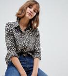 Glamorous Relaxed Blouse In Leopard Print