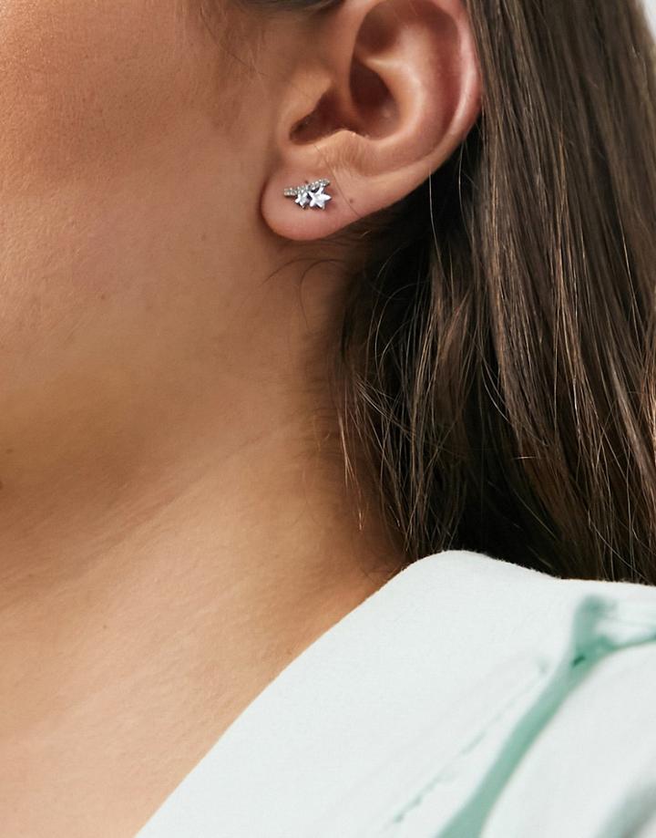 Pieces Star Studs In Silver