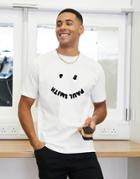 Ps Paul Smith Happy T-shirt In White