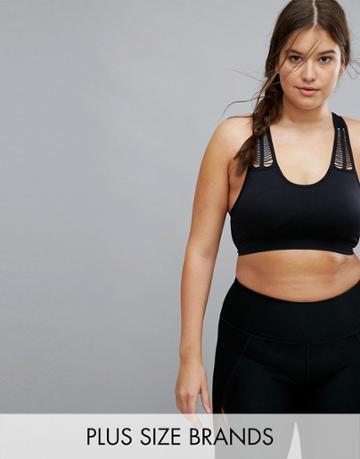 Nola Seamless Crop Top - Black
