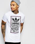 Adidas Originals T-shirt With Print Aj7141 - White