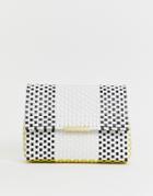 Ted Baker Madiee Woven Clutch Bag - White