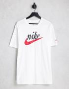 Nike Swoosh 50 Logo T-shirt In White