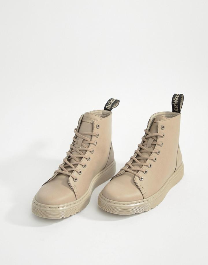 Dr Martens Talib 8-eye Boots In Taupe - Brown