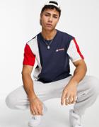 Tommy Jeans Heritage Color Block T-shirt Relaxed Fit In Navy - Part Of A Set