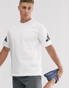 Adidas Training Heavy T-shirt In White