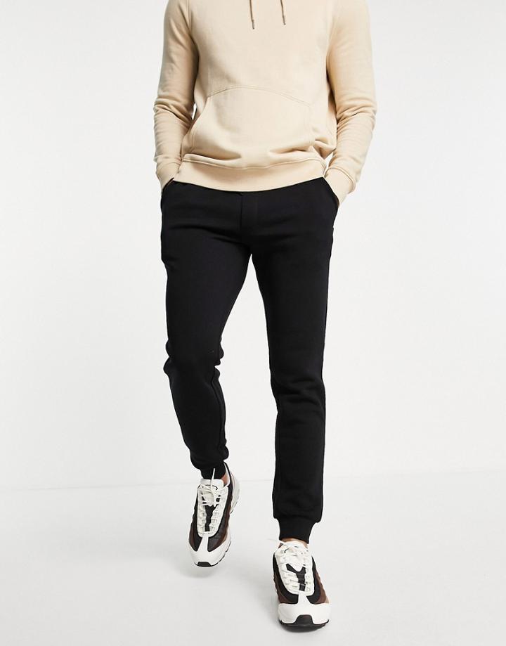 Jack & Jones Intelligence Sweatpants In Black