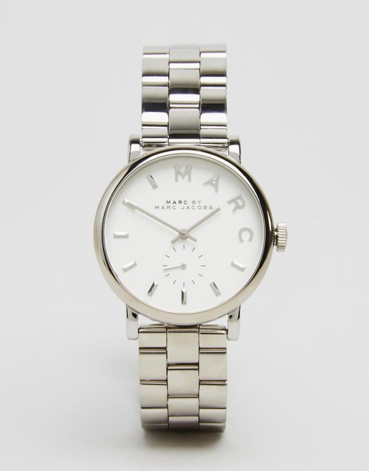 Marc Jacobs Baker Silver Watch Mbm3242 - Silver