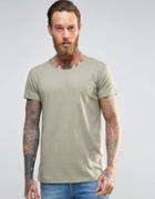 Lee Ultimate T-shirt In Green - Vetiver Green