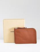 Sandqvist Penny Leather Wallet In Brown - Brown