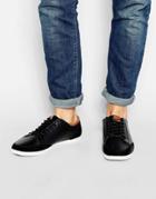 Aldo Somplago Leather Sneakers - Black