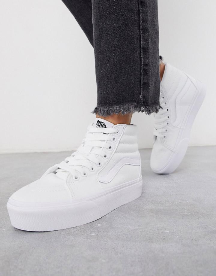 Vans Sk8-hi Platform 2.0 Sneaker In True White
