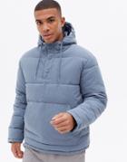 New Look Overhead Puffer In Blue