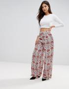 Lavand Hazey Print Pants-multi
