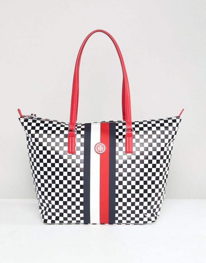 Tommy Hilfiger Checkerboard Tote Bag - Multi