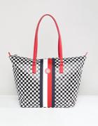 Tommy Hilfiger Checkerboard Tote Bag - Multi