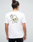 Brixton Dune T-shirt With Back Print - White