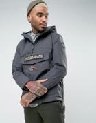 Napapijri Rainforest Jacket In Dark Gray - Gray
