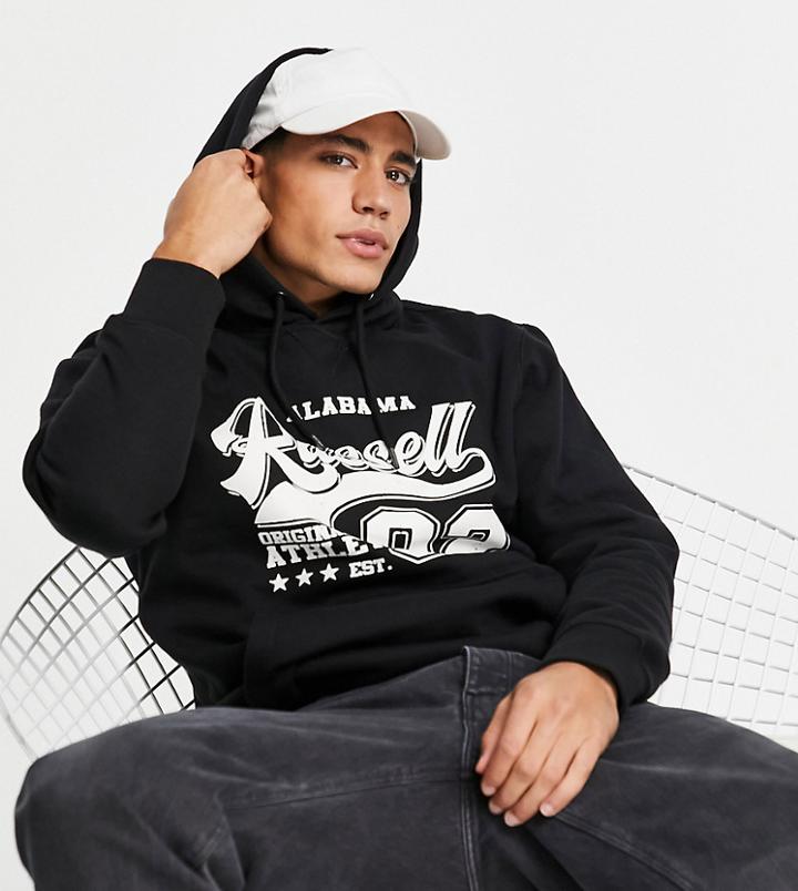 Russell Athletic Plus Original Hoodie In Black