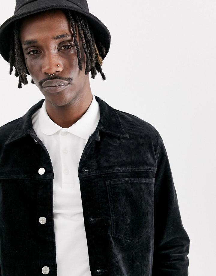 Weekday Core Black Cord Jacket - Black