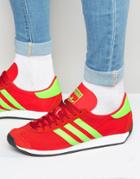 Adidas Originals Country Og Sneakers In Red S32117 - Red