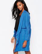 Goldie Stalker Trench Coat - Blue