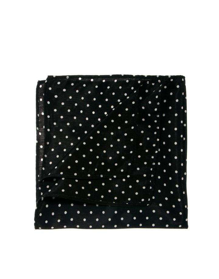 Asos Pocket Square With Polka Dot