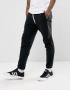 Adidas Skateboarding Fleece Joggers In Black Br4000 - Black