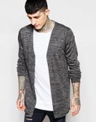Lindbergh Longline Cardigan - Gray