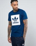 Adidas Skateboarding Logo Fill T-shirt Bk1445 - Blue
