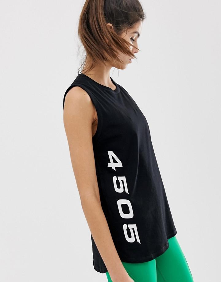 Asos 4505 Tank With 4505 Logo-black