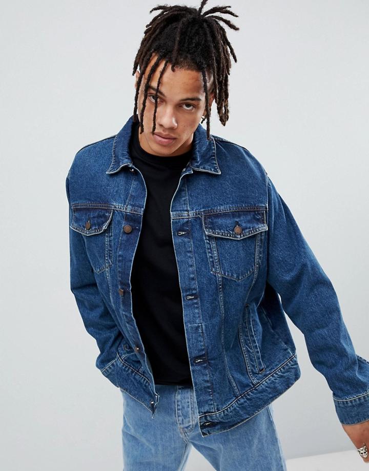 Cheap Monday Denim Jacket In Blue - Blue