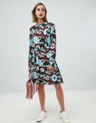 Essentiel Antwerp Bloom Print Mini Dress - Multi