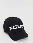 French Connection Cap In Black And White