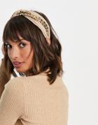 Southbeach Knotted Chain Headband-gold