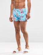 Oiler & Boiler Swim Shorts Tuckernuck Dahlia - Blue