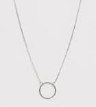 Designb Chain Necklace In Sterling Silver With Circle Pendant - Silver