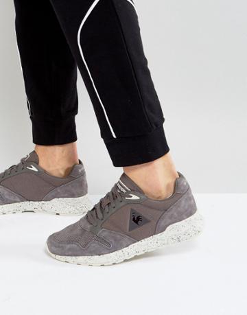 Le Coq Sportif Omega X Premium Granite Sneakers In Gray 1720541 - Gray
