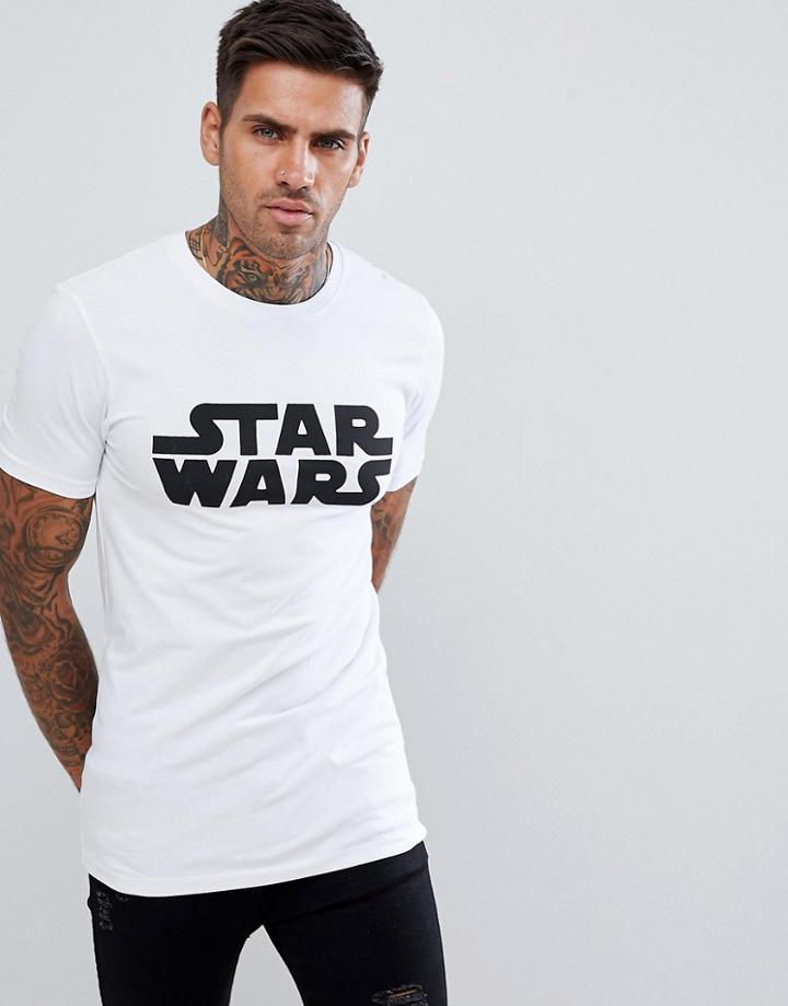 Asos Design Star Wars Muscle T-shirt - White