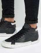 Religion Uptown Hi Top Leather Sneakers - Black