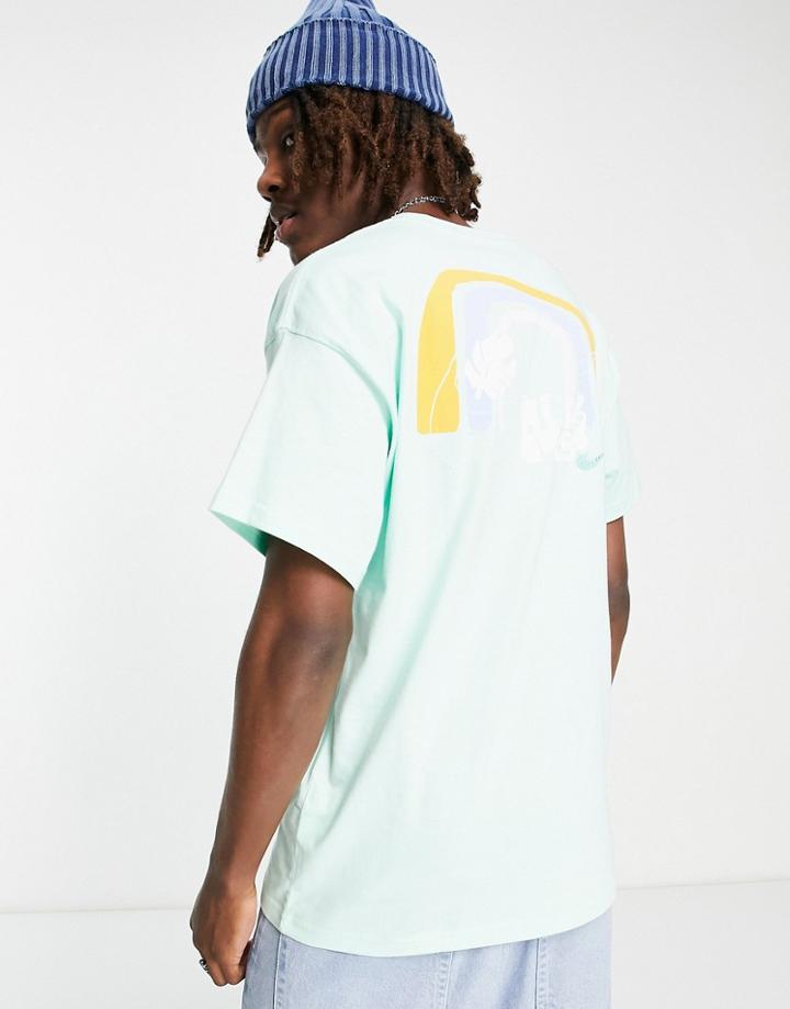 Nike Spring Break Graphic Logo Oversized T-shirt In Green